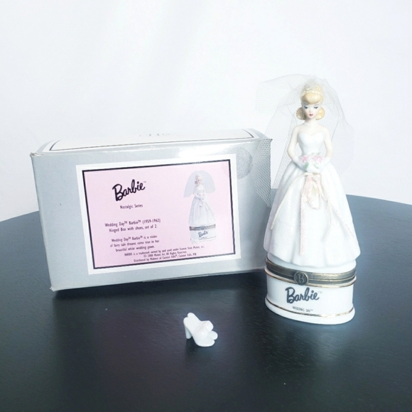 Barbie Other - Wedding Day Barbie Porcelain Hinged Box PHB Midwest Trinket